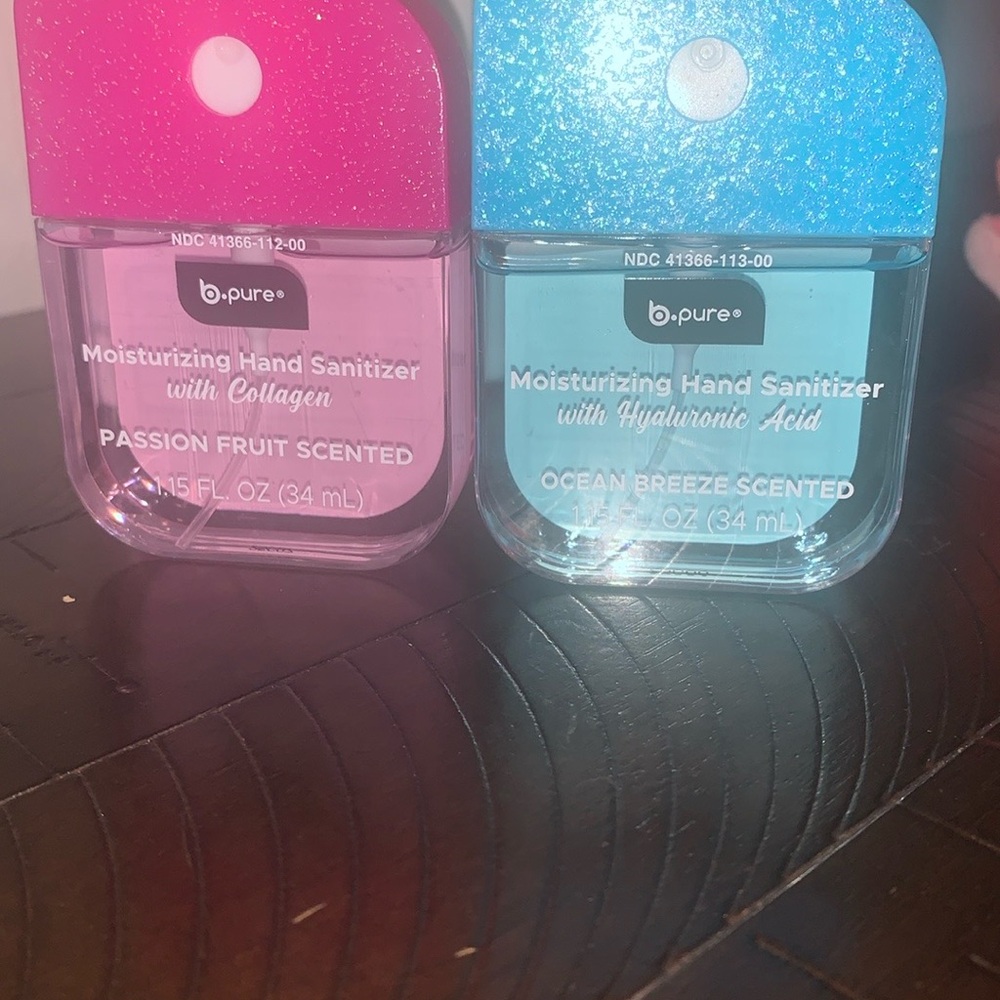 Pink and Blue Moisturizing Hand Sanitizer Set